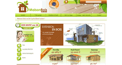 Desktop Screenshot of maison-bois-en-kit.fr